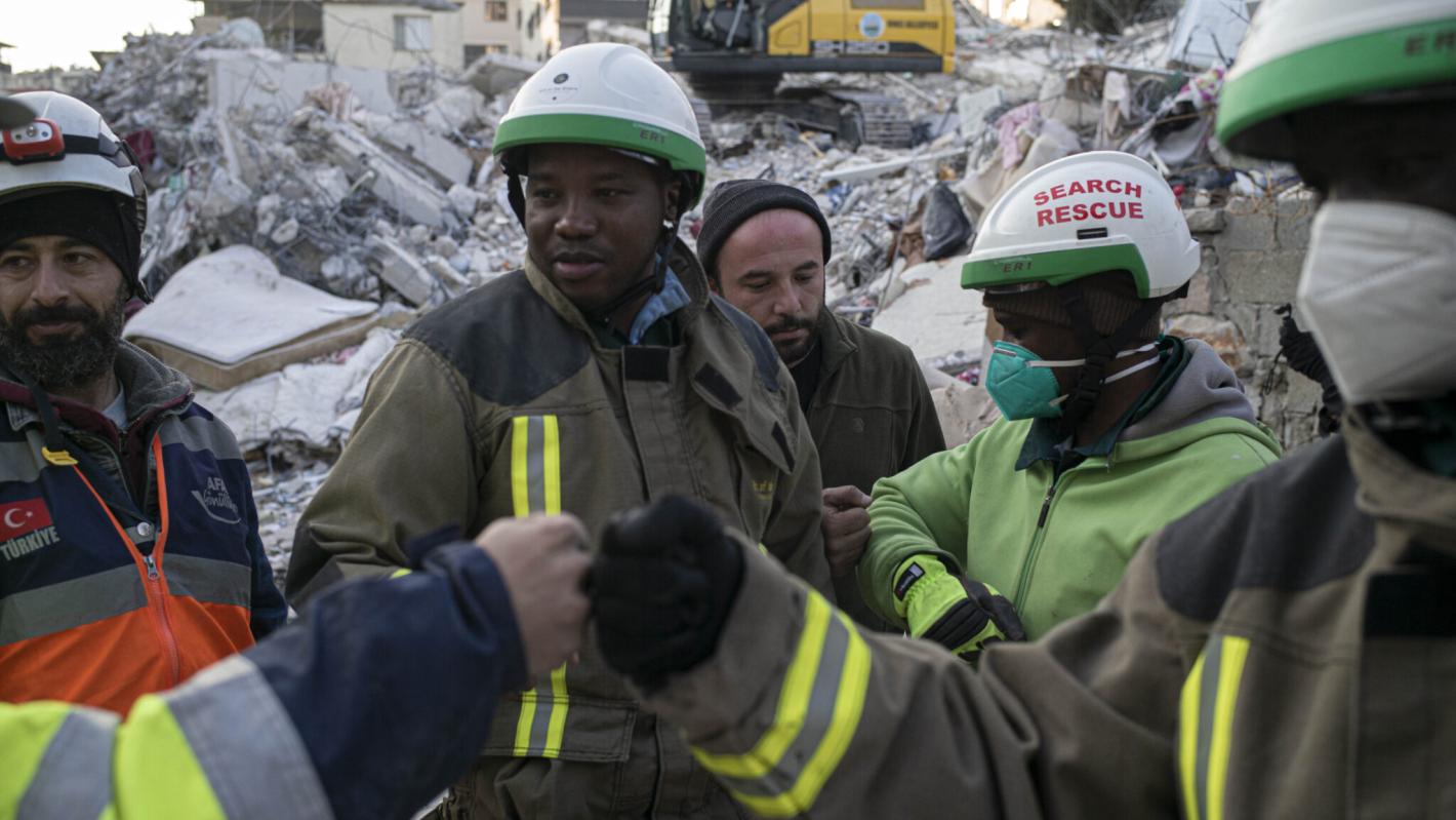 South African USAR Team search for Survivors