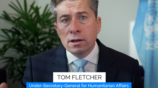 Mr. Tom Fletcher as OCHA's new Under-Secretary-General for Humanitarian Affairs and Emergency Relief Coordinator | United Nations Disaster Assessment and Coordination Mr. Tom Fletcher as OCHA's new Under-Secretary-General for Humanitarian Affairs and Emergency Relief Coordinator | United Nations Disaster Assessment and Coordination