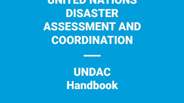 New UNDAC Handbook announcement