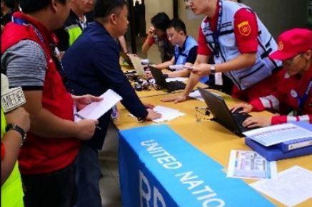 LiLi at the INSARAG Earthquake Response Exercise in the Philippines, 2018