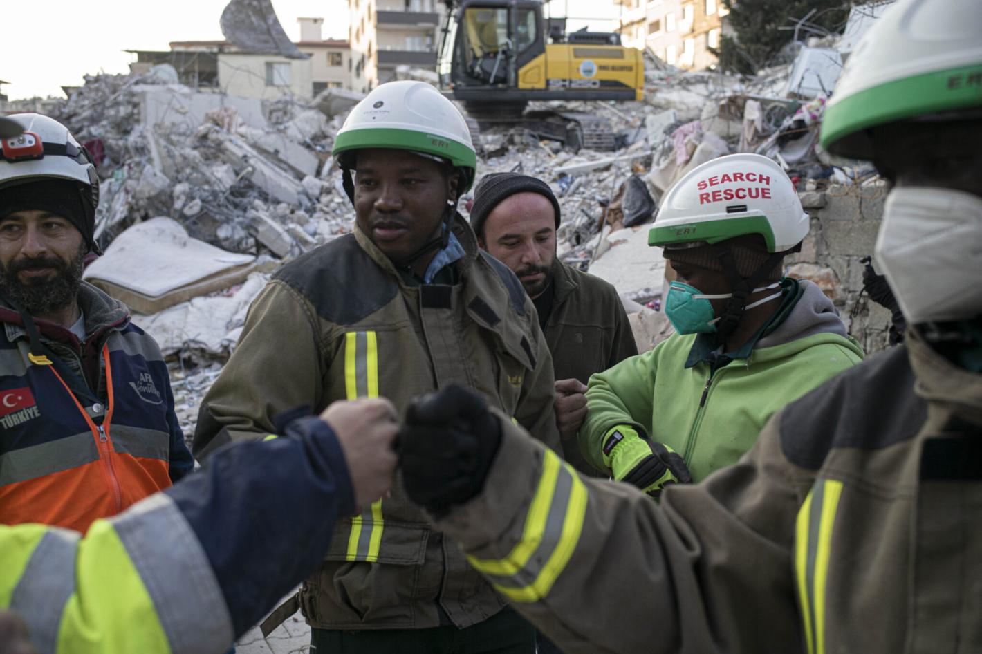 South African USAR Team search for Survivors