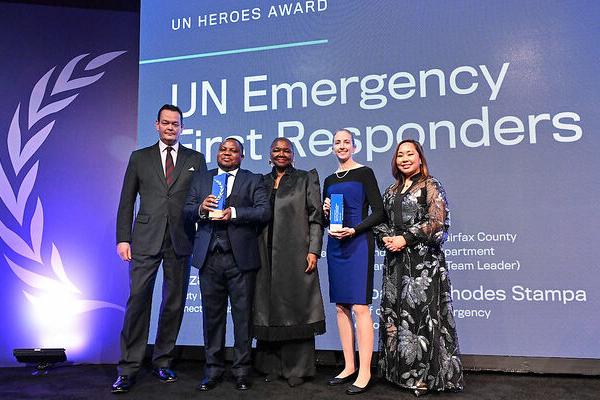 UNDAC team received the UN Heros Award in 2024