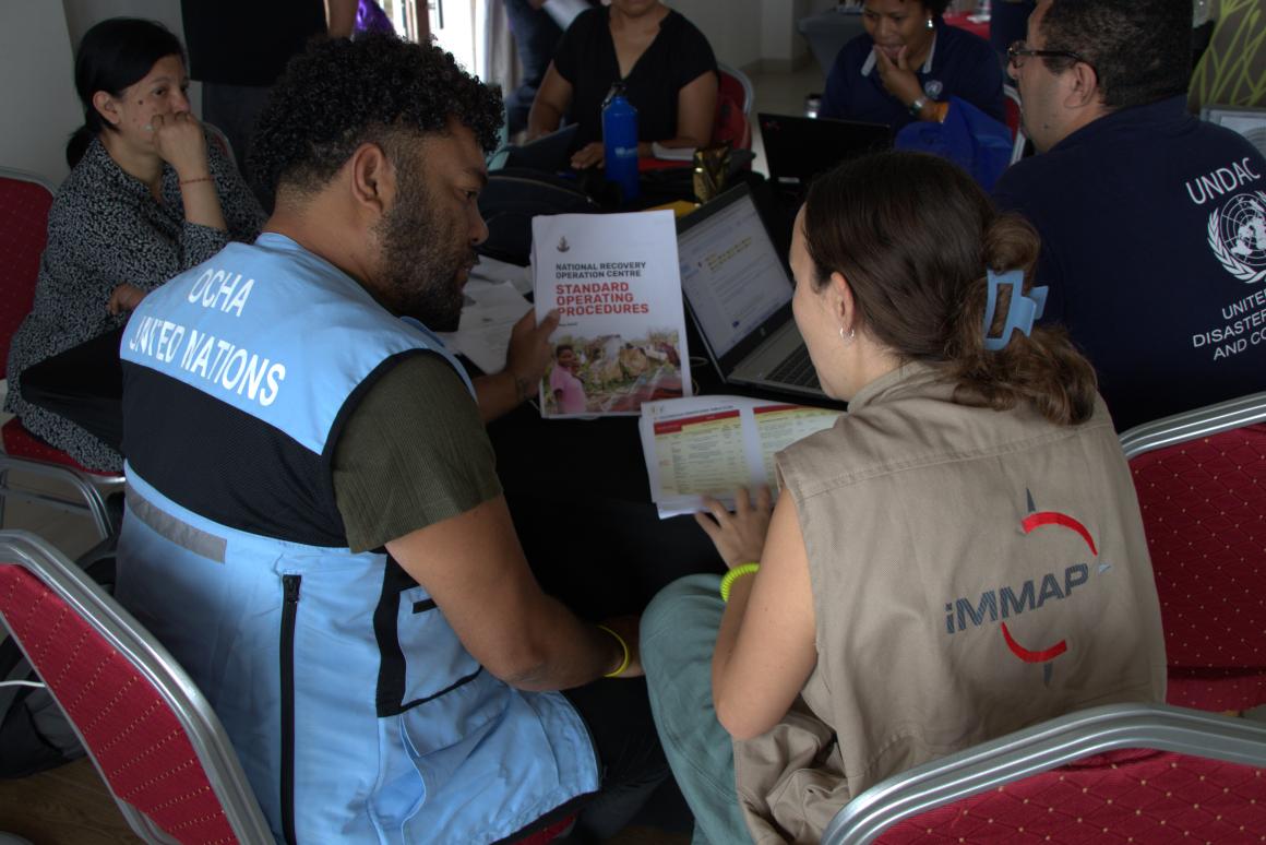 Anthony Blake (Fiji), UNDAC Vanuatu Team Leader